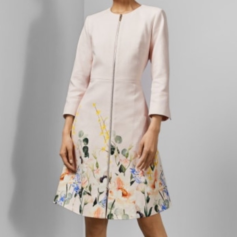 Ted Baker Pink Floral Coat